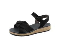 Paul Green Damen, Frauen Sandaletten,Sommersandalen,bequem,flach,Sommerschuhe,Freizeitschuhe,offene Schuhe,Strandschuhe,Schwarz (JA),37 EU / 4 UK