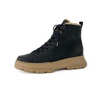 Schnürstiefelette PAUL GREEN "Paul Green Stiefelette Nubukleder", Damen, Gr. 39, blau (ocean), Nubukleder, casual, Schuhe (67448903-39) ocean