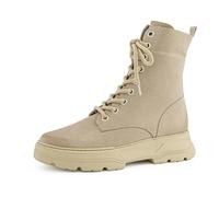 Paul Green Damen, Frauen Schnürstiefeletten,Freizeitschuhe,Boots,Stiefel,Bootee,Booties,halbstiefel,Kurzstiefel,Beige (Nubuk/Almond),38.5 EU / 5.5 UK