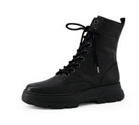 Paul Green Damen, Frauen Schnürstiefeletten,halbstiefel,Kurzstiefel,uebergangsschuhe,uebergangsstiefel,schnürschuhe,Boots,Beige (MAINCALF/Black),37 EU / 4 UK