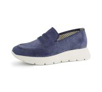 Paul Green Damen, Frauen Slipper,elegant,büro,Freizeit,Mokassins,Halbschuhe,Slip-ons,Slides,Schlupfschuhe,schluepfschuhe,Blau (JA),40 EU / 6.5 UK