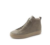 Paul Green Damen Hightop-Pauls, Frauen High-Top Sneaker,schnürschuhe,schnürer,schnürstiefeletten,mid cut,Halbschuhe,Grau (TAUPE),39 EU / 6 UK
