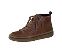 Paul Green Damen Hightop-Pauls mit Relax-Weite und Wechselfußbett, Frauen High-Top Sneaker,Freizeitschuhe,Turnschuhe,Braun (Cognac/Toffee),38.5 EU / 5.5 UK