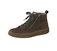 Paul Green Damen Hightop-Pauls mit Relax-Weite und Wechselfußbett, Frauen High-Top Sneaker,schnürstiefeletten,Halbschuhe,Oliv (Military/Messing),38 EU / 5 UK