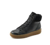Paul Green Damen Hightop-Pauls mit Relax-Weite und Wechselfußbett, Frauen Low-Top Sneaker,Warm gefüttert,schnürer,Schwarz (Black),38 EU / 5 UK
