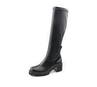 Paul Green Damen Langschaftstiefel, Frauen Klassische Stiefel,Winterschuhe,uebergangsstiefel,uebergangsschuhe,lederstiefel,Schwarz (Black),38 EU / 5 UK