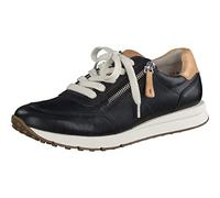 Paul Green Damen Low-Top Sneaker | Frauen Halbschuhe | Weite: F-G (Relax-Weite) | Sportschuhe,Schwarz/Hellbraun (Black.Simba),40 EU / 6.5 UK