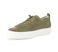 Paul Green Damen Low-Top Sneaker - Turnschuhe mit Komfort-Eva-Sohle - Damenschuhe - Alltag & Büro Sneaker Damen - Grün 35x