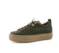 Paul Green Damen, Frauen Low-Top Sneaker,Halbschuhe,straßenschuhe,Strassenschuhe,Sportschuhe,Freizeitschuhe,Turnschuhe,Grün (MAINCALF/Olive),37 EU / 4 UK