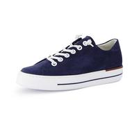 Paul Green Sneaker 4081-54 Damen Blau Wechselfußbett, orthop. Einlagen leichte EVA-Sohle, Größe 40,5