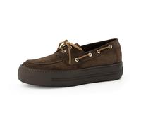 Slipper PAUL GREEN "Paul Green Slipper Veloursleder", Damen, Gr. 38, mocca, Veloursleder, Schuhe Slipper (21224952-38) mocca