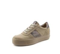 Paul Green Damen Sneaker Pauls – Schnürschuhe, Plateausohle – Beige (Almond) Größe 39 EU