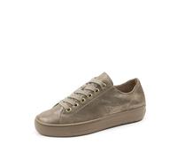 Paul Green Damen Pauls, Frauen Low-Top Sneaker,Sportschuhe,Freizeitschuhe,Turnschuhe,Laufschuhe,schnürschuhe,Beige Metallic (Champagne),38 EU / 5 UK