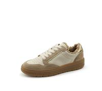 Paul Green Damen Pauls mit Relax-Weite und Wechselfußbett, Frauen Low-Top Sneaker,Warm gefüttert,Freizeitschuhe,schnürer,Beige (Almond/Biscuit),38.5 EU / 5.5 UK