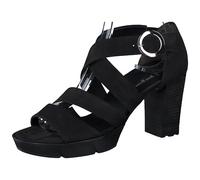 Paul Green Damen Plateau-Sandalette, Frauen Sandaletten,Sommerschuhe,Freizeitschuhe,offene Schuhe,Strandschuhe,high Heels,Schwarz (Black),38.5 EU / 5.5 UK