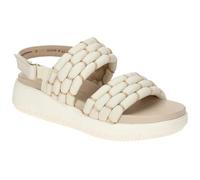 Paul Green Plateau Sandale cream-weiß Klett 6165 für Damen, weiß, Gr. 39 EU / 6 UK