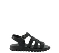 Riemchensandale PAUL GREEN "Paul Green Sandalen Lederimitat", Damen, Gr. 39, schwarz, Lederimitat, Schuhe Riemchensandale (15284961-39) schwarz