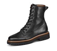 Paul Green Damen Schnürbootie, Frauen Schnürstiefeletten,schnürboots,reißverschluss,Boots,Stiefel,Bootee,Booties,Schwarz (Black),37 EU / 4 UK