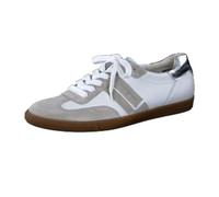Paul Green Damen Schnürhalbschuh in Weiss-Kombi