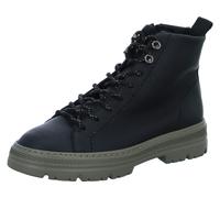 Paul Green Damen Schnürstiefelette 0074-5287-014 Glattleder, warm gefüttert Schwarz 37,5 EU / 4,5 UK