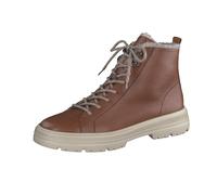 Paul Green Damen Schnürstiefelette mit Warmfutter, Frauen Schnürstiefeletten,Warm gefüttert,schnürboots,winterschuhe,Braun (COGNAC),37.5 EU / 4.5 UK