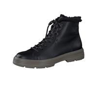 Paul Green Damen Schnürstiefelette 0074-5287-014 Glattleder, warm gefüttert Schwarz 37,5 EU / 4,5 UK