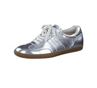 Sneaker PAUL GREEN "Paul Green Sneaker Leder", Damen, Gr. 38, silber (metallic silber), Leder, casual, Schuhe (96308451-38) metallic silber