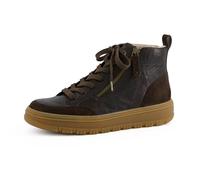 Paul Green Damen Sneaker Low-Top 5289-120 Weite XX-Schmal Reißverschluss Wildleder BRAUN 120 36.5 EU
