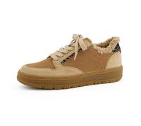 Paul Green Schnürschuhe 5369-058 Rauleder Beige Damen EU 7/40,5