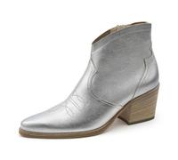 Paul Green Damen Stiefelette, Frauen Ankle Boots,Bootee,Booties,halbstiefel,Kurzstiefel,uebergangsschuhe,uebergangsstiefel,Silber (MET. Silver),40 EU / 6.5 UK