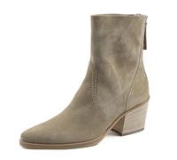 Stiefelette PAUL GREEN "Paul Green Stiefelette Veloursleder", Damen, Gr. 42, beige, Veloursleder, Schuhe Stiefelette (38692409-42) beige