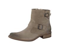 Paul Green Damen Stiefelette, Frauen Biker Boots,flach,Stiefel,Bootee,Booties,halbstiefel,Kurzstiefel,uebergangsschuhe,Beige (Grain),38 EU / 5 UK