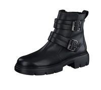 Paul Green Damen Stiefelette Glattleder, warm gefüttert, flach, Schwarz, 40,5 EU / 7 UK