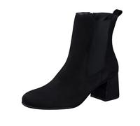 Paul Green Damen Stiefelette, Frauen Chelsea Boots,uebergangsschuhe,uebergangsstiefel,Schlupfstiefel,hoch,Stiefel,Bootee,Schwarz (Black),38 EU / 5 UK