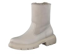 Paul Green Damen Stiefelette mit Lammfell, Frauen Plateaustiefeletten,Warm gefüttert,uebergangsschuhe,uebergangsstiefel,Beige (Biscuit),38.5 EU / 5.5 UK