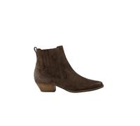 Bikerboots PAUL GREEN "Paul Green Stiefelette Veloursleder", Damen, Gr. 38, mocca, Veloursleder, Schuhe Bikerboots (54555637-38) mocca