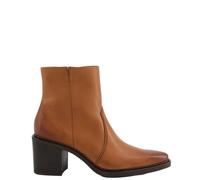 Stiefelette PAUL GREEN "Paul Green Stiefelette Glattleder", Damen, Gr. 38, braun (cognac), Glattleder, Schuhe Stiefelette (73162627-38) cognac