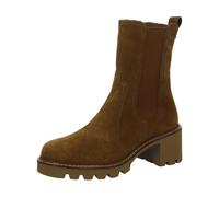 Stiefelette PAUL GREEN "Paul Green Stiefelette Veloursleder", Damen, Gr. 38, braun (toffee), Veloursleder, casual, Schuhe (69338454-38) toffee