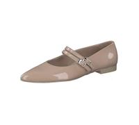Paul Green Damen SUPER Soft Ballerina, Frauen Riemchenballerinas,Ballett-Schuhe,Ballet-Flats,Ausgehschuhe,Abendschuhe,Pumps,Beige (Sahara),39 EU / 6 UK