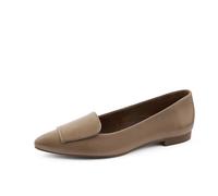 Paul Green Damen SUPER Soft Ballerina, Frauen Slipper,Slip-ons,Mokassins,Halbschuhe,Slides,Schlupfschuhe,schluepfschuhe,Hellbraun (Alpaca),39 EU / 6 UK
