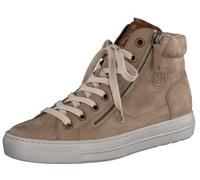 Paul Green Damen SUPER Soft Hightop-Pauls | Frauen High-Top Sneaker | Halbschuhe | straßenschuhe | Strassenschuhe | Sportschuhe | Beige (Alpaca/Cognac) | 39 EU / 6 UK