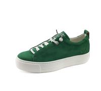 Paul Green Damen SUPER Soft Pauls, Frauen Low-Top Sneaker,schnürer,Plateausohle,Halbschuhe,straßenschuhe,Strassenschuhe,Grün (Green),39 EU / 6 UK
