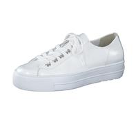 Paul Green Damen SUPER Soft Pauls, Frauen Low-Top Sneaker,schnürschuhe,schnürer,Plateausohle,Halbschuhe,straßenschuhe,Weiß (White),39 EU / 6 UK