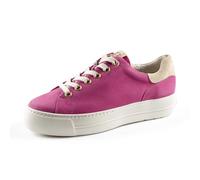 Paul Green Damen SUPER Soft Pauls, Frauen Low-Top Sneaker,schnürschuhe,schnürer,Plateausohle,Halbschuhe,straßenschuhe,Pink (Barbie/Ivory),37 EU / 4 UK