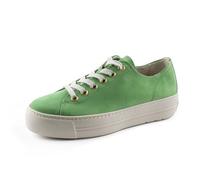 Paul Green Leder-Sneakers in Grün - Größe 40,5 | Damen Sneakers