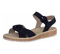 Paul Green Sandalen 6105 Damen Veloursleder SUPER Soft Blau Größe 37,5 EU