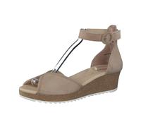 Paul Green Damen SUPER Soft Sandalette, Frauen Keilsandalen,Sommerschuhe,Freizeitschuhe,offene Schuhe,Strandschuhe,hoch,Beige (Dakar),37.5 EU / 4.5 UK