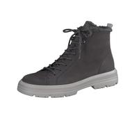 Paul Green Damen SUPER Soft Schnürstiefelette mit Warmfutter, Frauen Schnürstiefeletten,Warm gefüttert,reißverschluss,Grau (Iron),37 EU / 4 UK