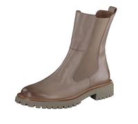 Paul Green Stiefelette Leder/Textil Beige/Braun