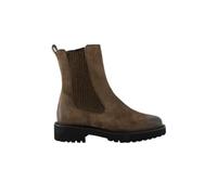 Paul Green 8270-030 Earth (Braun) - gefütterte Stiefelette - Damenschuhe Modische Stiefelette / Boots, Braun, leder (soft suede), absatzhöhe: 20 mm für Damen, braun, Größe 38 ½ EU / 5,5 UK